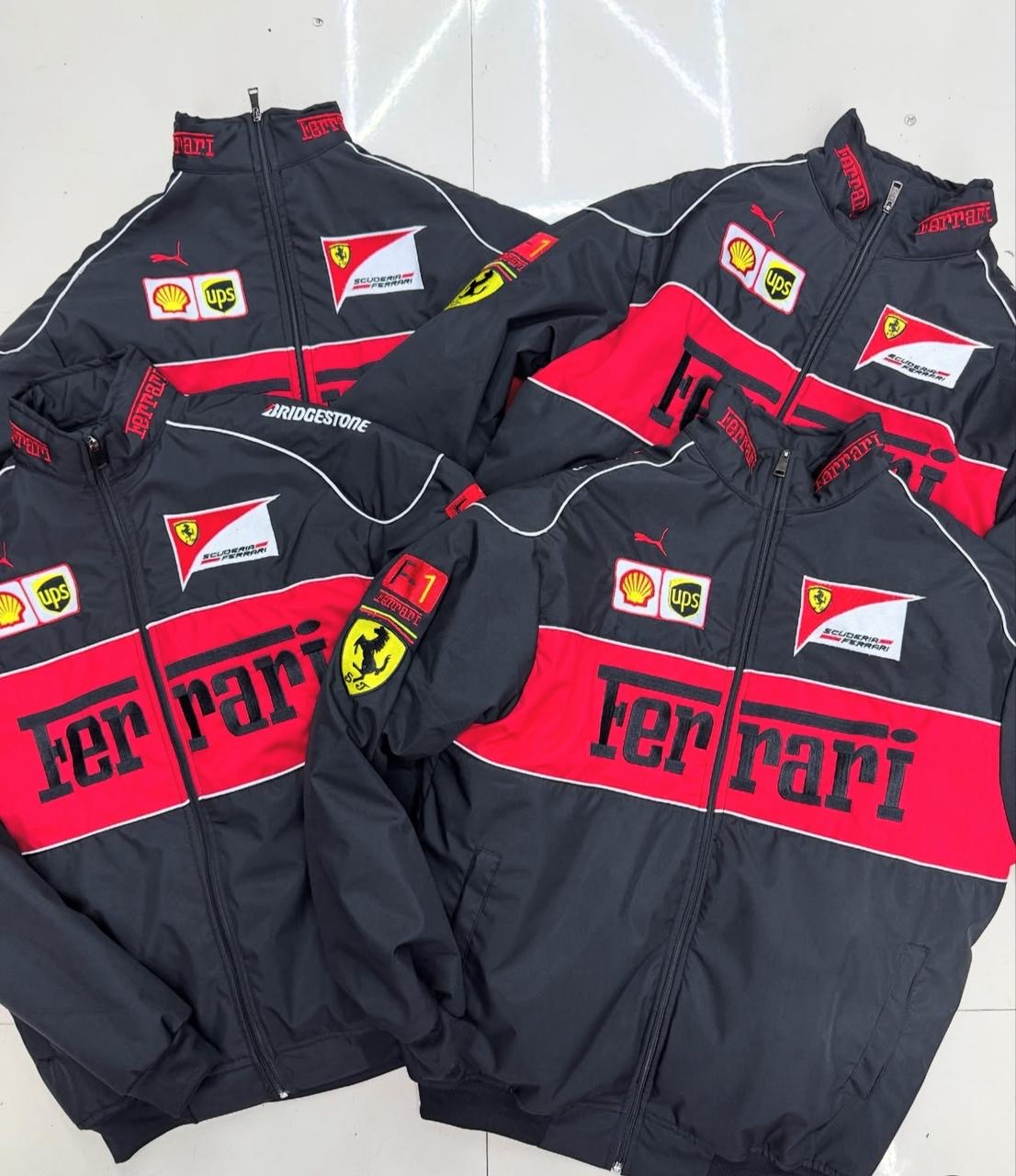 Ferrari F1 Racing Black Jacket