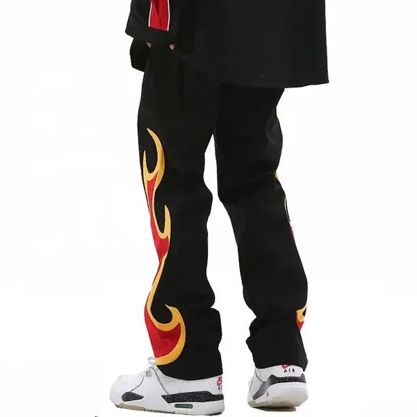Blazing Fire Streetwear Pants - Warmsouls